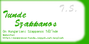 tunde szappanos business card